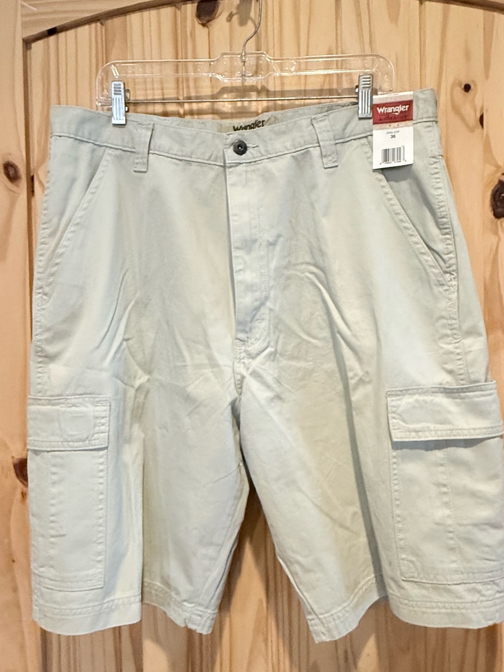 Wrangler Men's Cargo Shorts - Light Beige